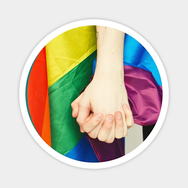 unity lgbt Magnet by François Belchior